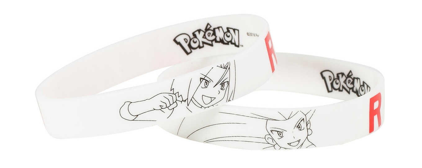 Team Rocket Double Trouble Rubber Bracelet 2-Pack